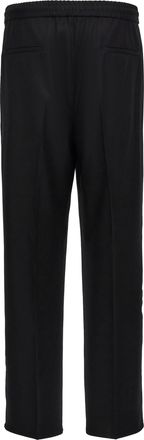 Brunello Cucinelli Wool Pleated Trousers - Black