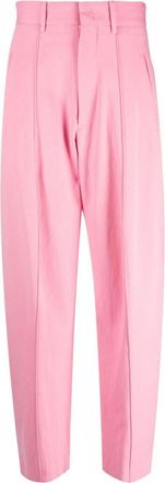 Isabel Marant Sopiavea tailored trousers - women - Viscose/Cotton/Cotton - 38 - Pink