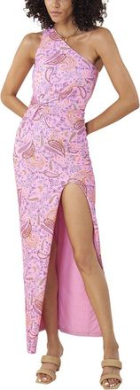 Hale Bob Hale Bob One Shoulder Maxi Dress