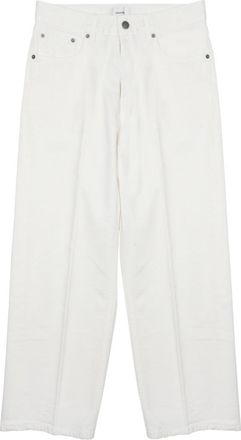 Haikure White Straight Mid Rise Jeans