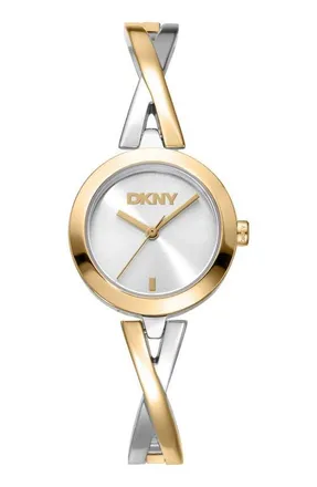 DKNY L 170 Bracelet Watch in Silver/Gold Multi at Nordstrom