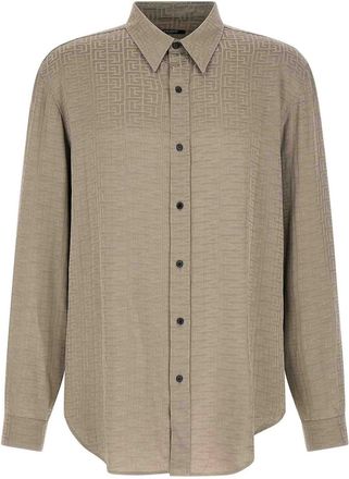 Balmain Jacquard Monogram Shirt