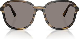 Miu Miu 0mu B01s Oversized Square Tortoiseshell Sunglasses