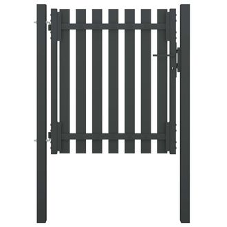 Berkfield Home Garden Fence Gate Steel 1x1.25 m Anthracite
