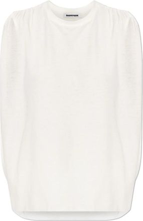 Darkpark Cotton Top - Dames - Tops zonder mouwen - Beige - S - Katoen - Tops