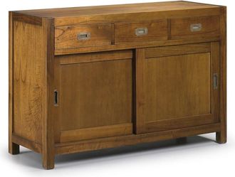 Moycor Bufet de madera de mindi marrón anch. 120 cm