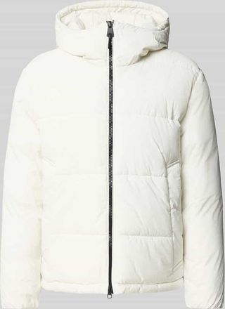 Strellson Regular Fit Steppjacke mit Kapuze Modell SMOOTH in Offwhite, Größe 48