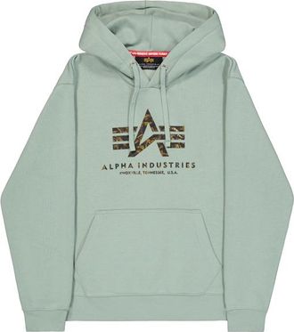 Alpha Industries Basis Grote Logo Effect Print Hoodie