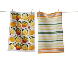 Tag Citrus Fruit Dishtowel S/2 Multi Cotton Everyday at Nordstrom