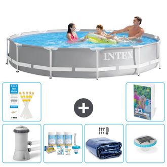 Intex Piscina Prism Frame Redonda - 366x76 Cm - 7-piezas S228