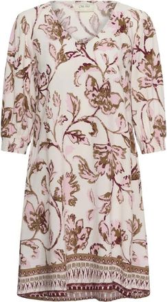 Cream Korte Jurken - Dames - Korte kleedjes - Roze - 3XL - Kleedjes