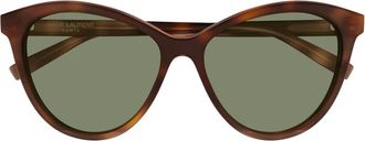 Saint Laurent Sunglasses, female, Brown, Size: 57 MM SL 456 Sunglasses