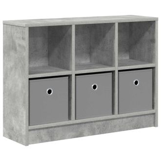 vidaXL Aparador Con Caj&oacute;n Gris Concreto 73,5 X 22,5 X 53,5 Cm Vidaxl