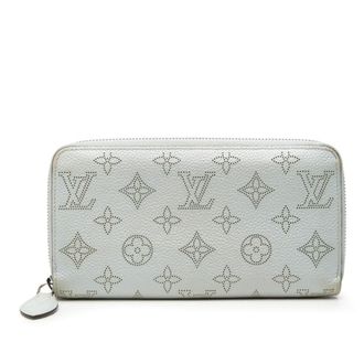 Louis Vuitton Light Blue Pvc Leather Long Wallet (Bi-Fold) (Pre-Owned)