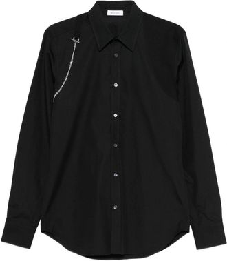 Alexander McQueen T CHAIN HARNESS SHIRT Size: 15++, colour: BLACK