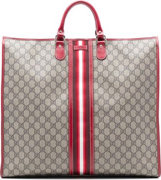 Gucci Beige GG Supreme Web Tote