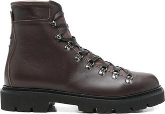 Bally Wardel Lace-up Boots - Heren - Veterlaarzen - Bruin - 42 EU - Leer - Schoenen