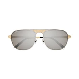 Cartier Accessoires, unisex, Geel, ONE Size, CT0532s Zonnebril