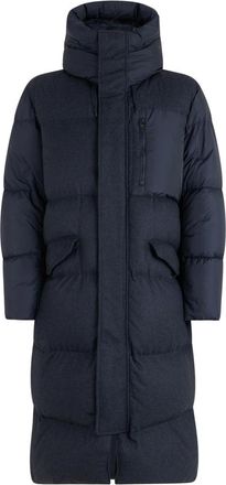 Herno Lange Gewatteerde Jas - Heren - Mantels - Blauw - Maat: 2XL Zijde