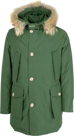 Woolrich Donsjas - Heren - Winterjassen - Groen - S - Katoen - Jassen