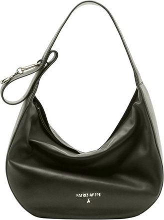 Patrizia Pepe Borsa a spalla grande New Moon in pelle - - Bags - Donna - Verde - ONE SIZE