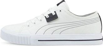 Puma Ever Cv Casual Skateboarding Shoes Unisex White Black 383865-04