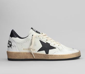 Golden Goose Sneakers Ball Star in pelle bianca