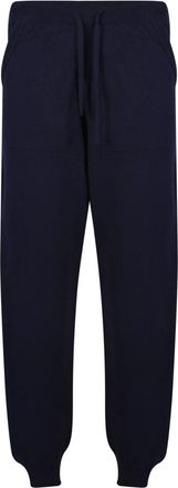 Original Vintage Blauwe Joggerbroek Urban Stijl - Heren - Sweatpants - Blauw - L - Broeken