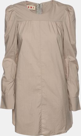Marni Grey Cotton Full Sleeve Top