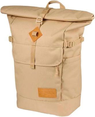 Jansport Hatchet Rolltop - Heren - Rugzakken - Beige - ONE Size - Polyester - Tassen