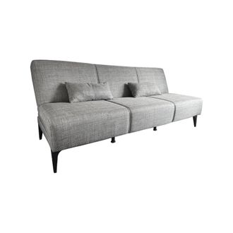 Dmora Sof&aacute; Cama Dfavill, Sof&aacute; Cama De Tela, Sof&aacute; Cama Con Mecanismo De Apertura Clic, Sof&aacute; Cama Con Cojines, 190x70h80 Cm, Gris - Dmora