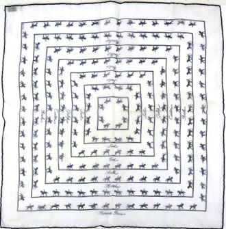 Herm&egrave;s Les Allures Du Cheval Scarf 42cms