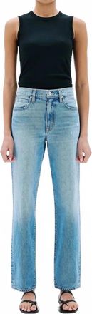 Slvrlake Denim Kendra Straight-Leg Jeans In Blue
