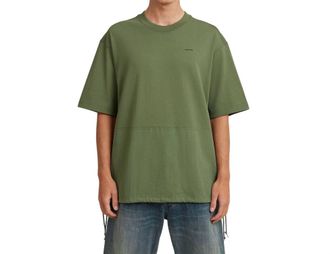 G-Star Woven Mix Boxy T-Shirt In Green