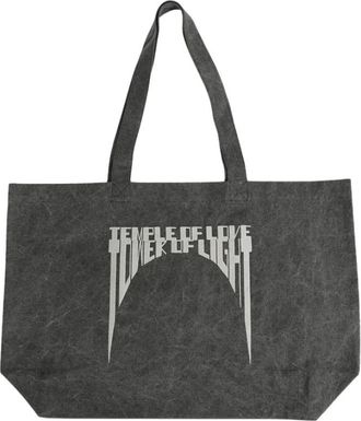 Rick Owens Canvas Tote Bag - Heren - Shoppers - Grijs - ONE Size - Katoen - Tassen
