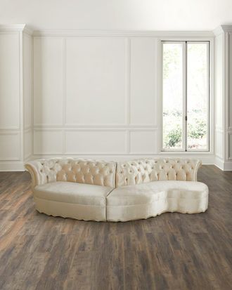 Haute House Home Amelia Curved 2-Piece Sectional