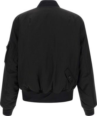 Yohji Yamamoto Mens Black Polyamide Bomber Clothing