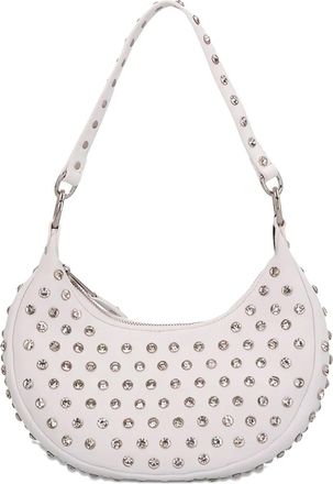 Retrof&ecirc;te Borsa a spalla Maybelle con decorazione - Bianco