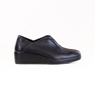 Alegria Womens Hadlee Wedge Loafer In Black