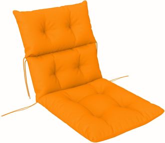 OUTSUNNY Adirondack Chair Cushion Rocking Chair Cushion W/ Ties - Orange | TJ Hughes