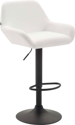 Clp Taburete De Bar Braga En Simil Cuero Blanco Negro
