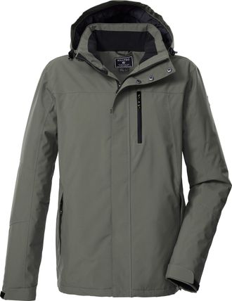 Killtec Funktionsjacke KILLTEC KOW 90 MN JCKT, Herren, Gr. XXL, graugr&uuml;n, Obermaterial: 100% Polyester;Futter: 100% Polyester;F&uuml;llung: 100% Polyester, Jacken 