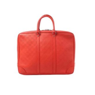 Louis Vuitton Pre-owned Handbags, male, Red, Size: ONE SIZE Pre-owned Porte Documents Voyages