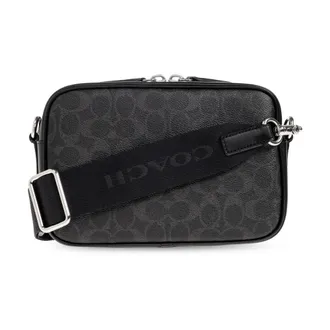 Coach Shoulder Bags, male, Black, Size: ONE SIZE Radio Camera Bag