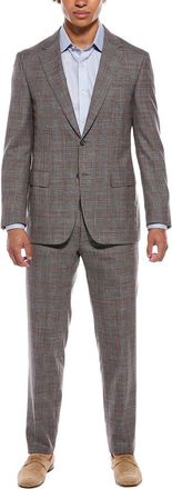 Canali 2pc Wool, Silk, & Linen-Blend Suit