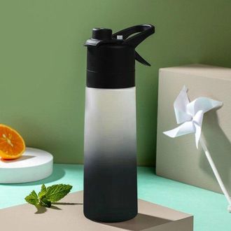 No Brand Botella De Agua Deportiva Port&aacute;til De 650 Ml Con Dise&ntilde;o Degradado, Apta Para Uso Alimentario: &iexcl;ideal Para Deportes Al Aire Libre Y Fitness (degradado 