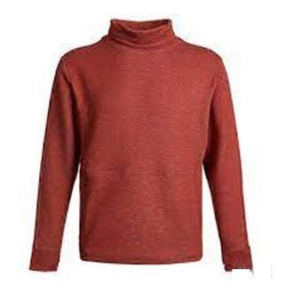 Nike Mens Nike Dri-Fit Solid Color High Collar Pullover Long Sleeves Red CU6256-689