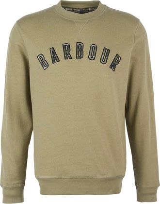 Barbour Klassieke Crew Neck Sweatshirt - Heren - Sweatshirts - Groen - M - Katoen - Hoodies & sweatvesten