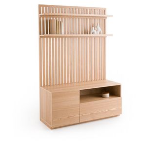 La Redoute Interieurs Massief essen en gefineerd hifi-tv-meubel, THEONIE