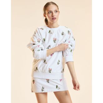 Cynthia Rowley Embroidered Mini Skirt